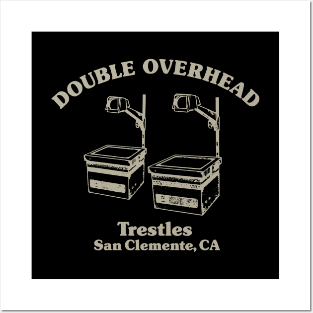 Double Overhead Trestles, San Clemente CA - Dark Wall Art by Double Overhead